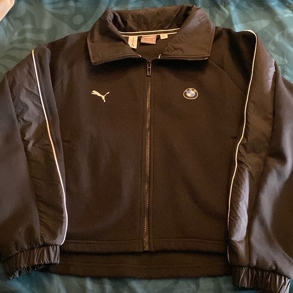 Crop bmw puma Motorsport zip up jacket